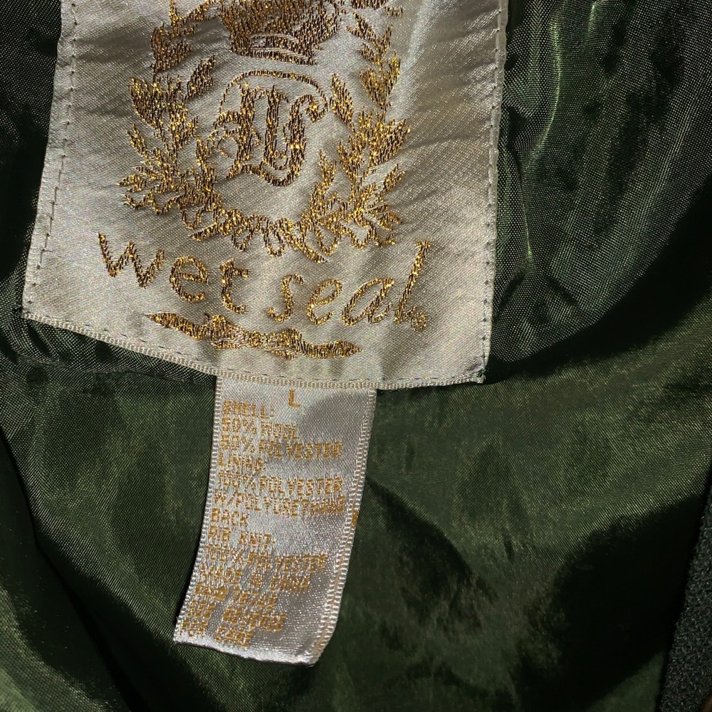 Hunter Green Button Lightweight Jacket. - image 2